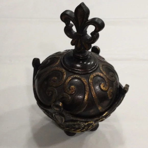 Resin Trinket/Candy Dish with Lid Decor - Picture 11 of 16